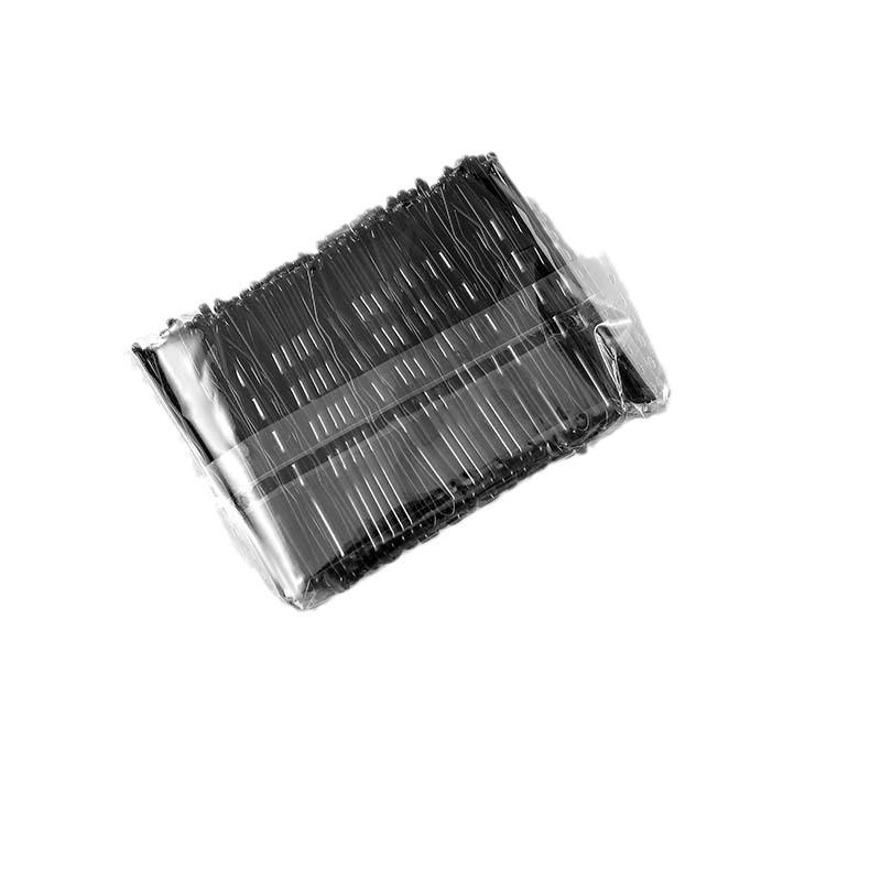 50-200 Pcs Black U-Shaped Bobby Pins & Flat Hair Clips for Hair Styling