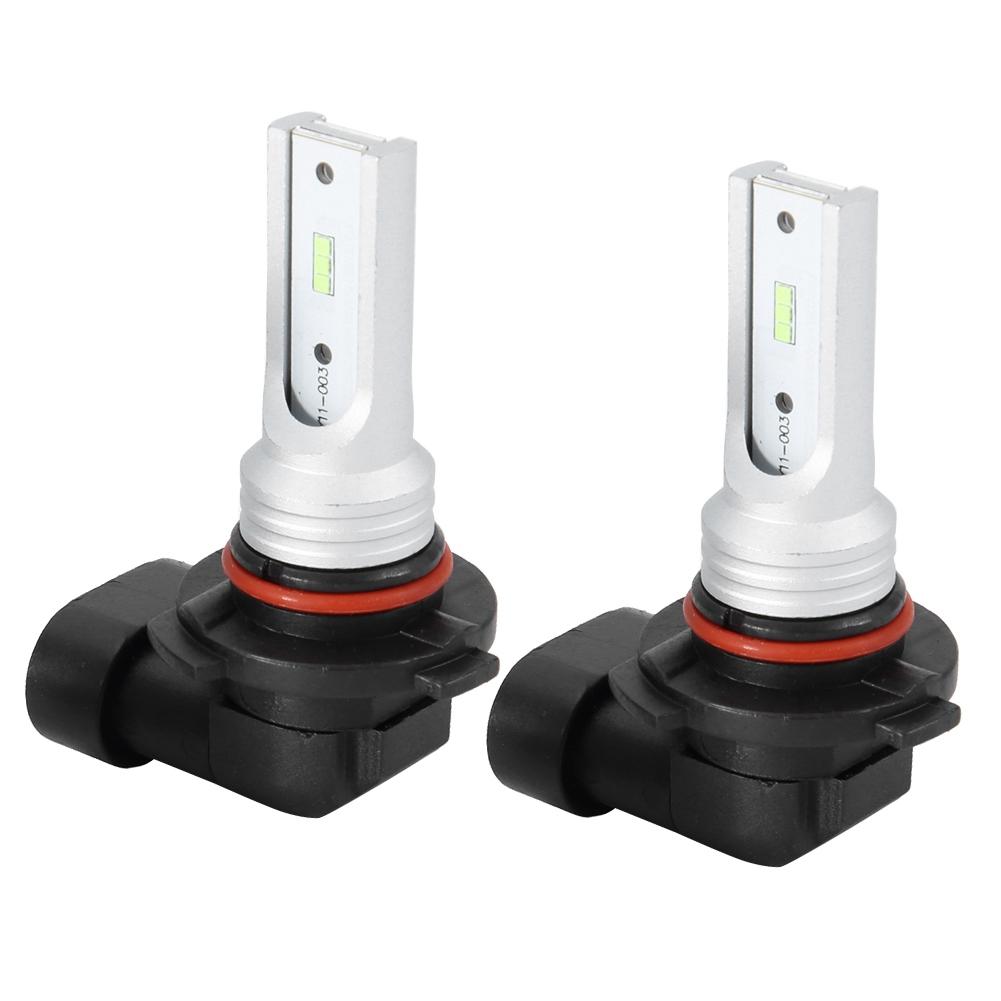 2pcs 72W 6000K White LED Fog Light Bulbs, Super Bright Decoding Car Hdlight Bulbs with Aluminum and Design, for 9145