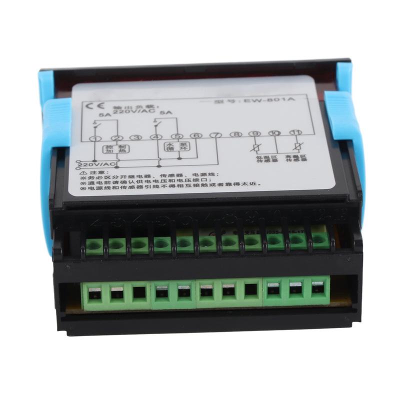 Solar Water Heater Temperature Controller Thermostat with Sensor Digital Display