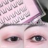 36 Clusters Girl Group Glue-free False Eyelashes, Light And Natural Curling Self-adhesive For Daily Makeup Upper Eyelashes