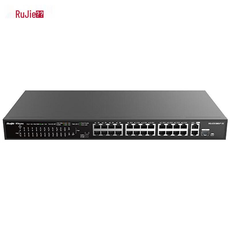 

Ruijie RG-ES126S-P V2 24-Port 100Mbps PoE Access Switch