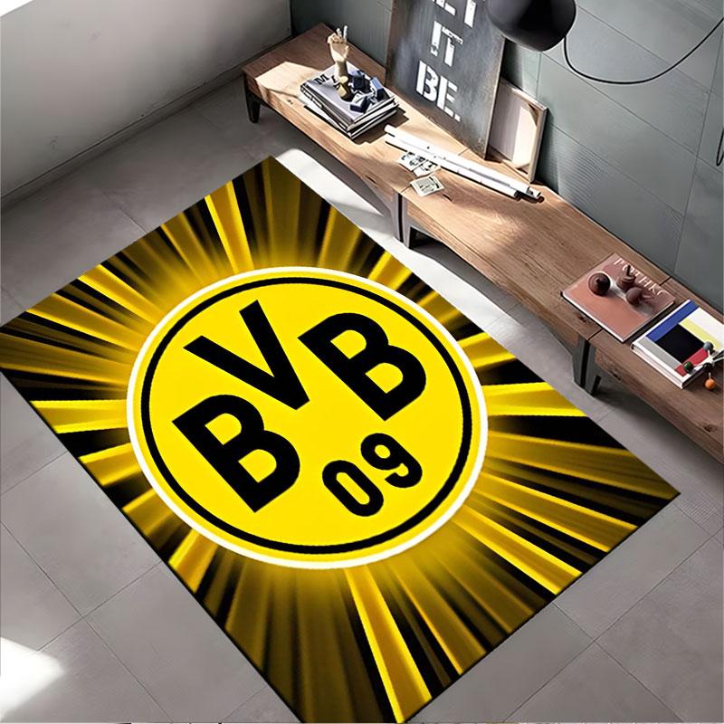 Bright Yellow BVB Logo Design suitable as a non-slip mat for the living room or bedroom sofa