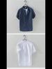 Men's Short-Sleeve Linen Shirt, Chinese Stand Collar, Casual Loose-Fit, Summer Trend