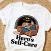 Trendy Superhero Heros SelfCare TShirts SuperUnisex AquaUnisex Funny Graphic Tees Casual Cotton Tops Daily Wear Gift for Unisex Women