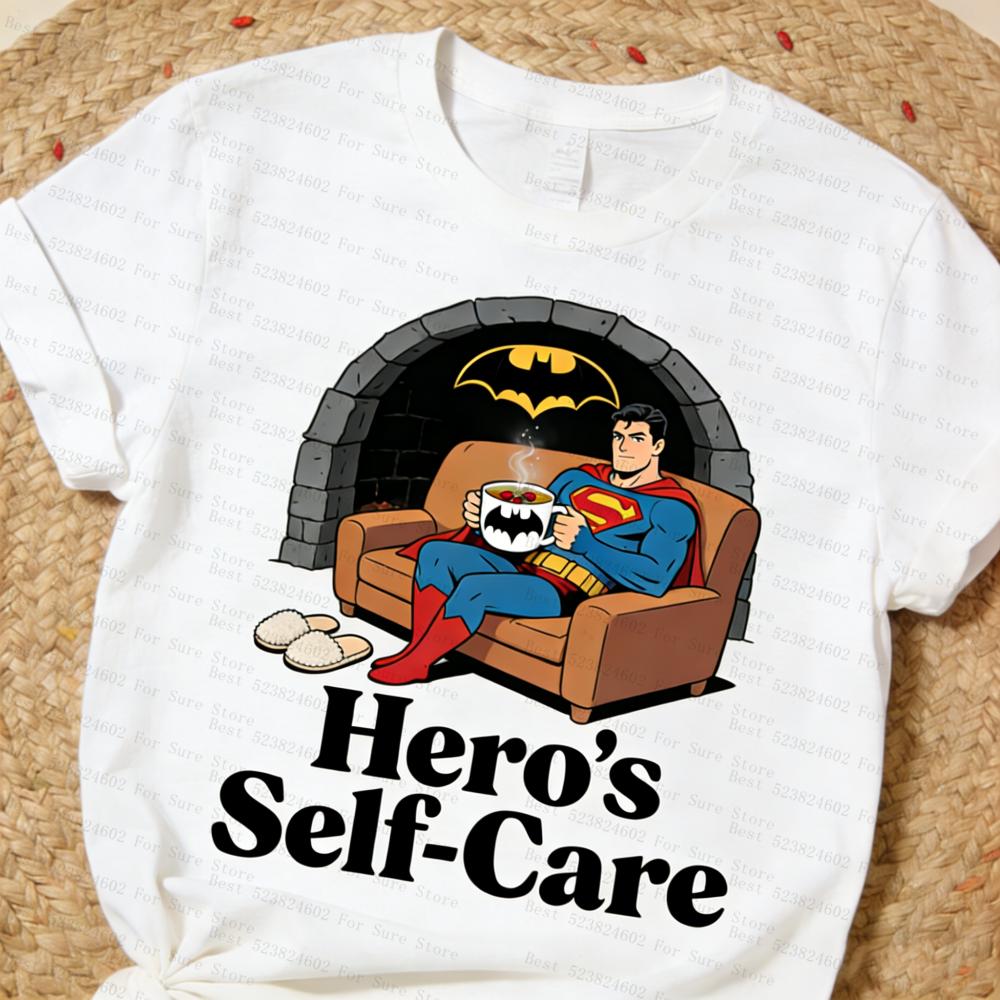 Trendy Superhero Heros SelfCare TShirts SuperUnisex AquaUnisex Funny Graphic Tees Casual Cotton Tops Daily Wear Gift for Unisex Women