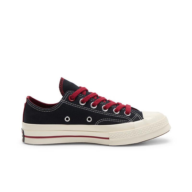 Converse Chuck 70 Comfortable Versatile Durable Low-Top Canvas Shoes Unisex Sneakers Black A16577C