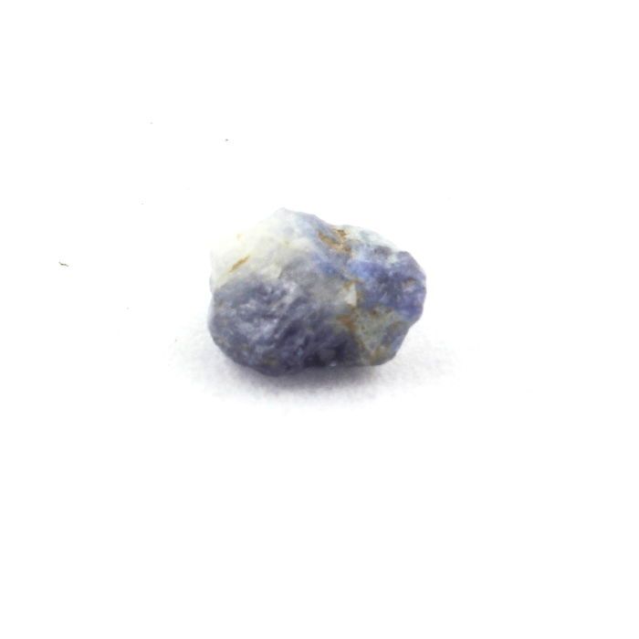Pierre - Benitoite - San Benito Co. - 0.595 ct - Certificat d'authenticité - Gris