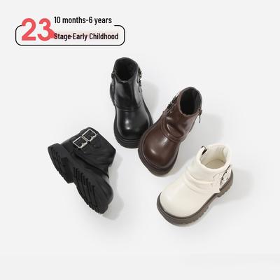 Wintermode für Mädchen Prinzessin Lederstiefel - Bequeme & Stilvolle Kleinkindschuhe