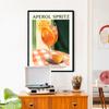 Fruit Juice Picante Aperol Spritz Cocktail Posters Wall Art Print Sangria Drink Negroni Canvas Painting Club Bar Home Decoration