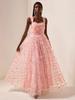 2026 Sommer Europäisches & Amerikanisches Damen Quadratischer Ausschnitt Netz-Taille Abendkleid