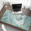 Universal Protective Mat for Computer Equipment Marble Waves 120X60 Cm