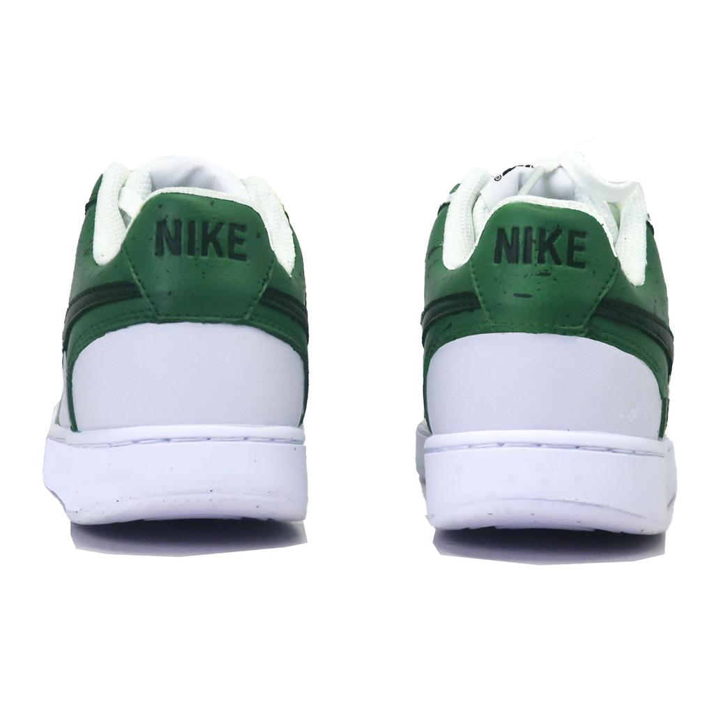 Nike Court Vision Skateboard Shoes Men's Low Top White/Green DH2987-101(Team1308-)