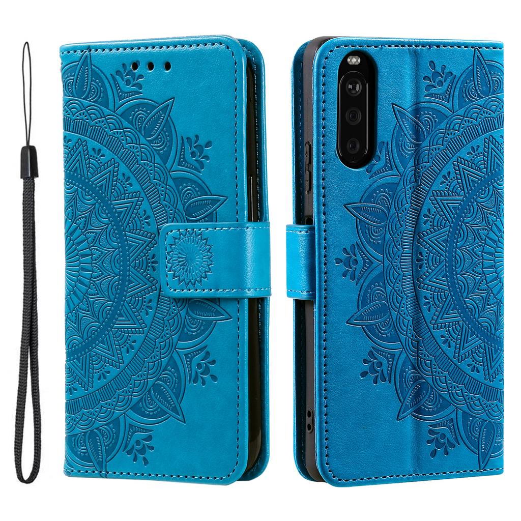 For Sony Xperia 10 VI Case Mandala Flower Imprinted Flip Stand Phone Cover