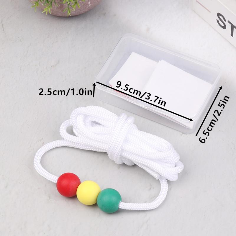 Sports Eye Sight Train Three Beads Brock String Vision Convergence Insufficiency Training Tool Target Pointing Practice