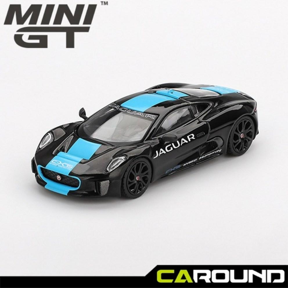 MiniGT (1070) 1:64 Jaguar C-X75 Black Diecast Model Car