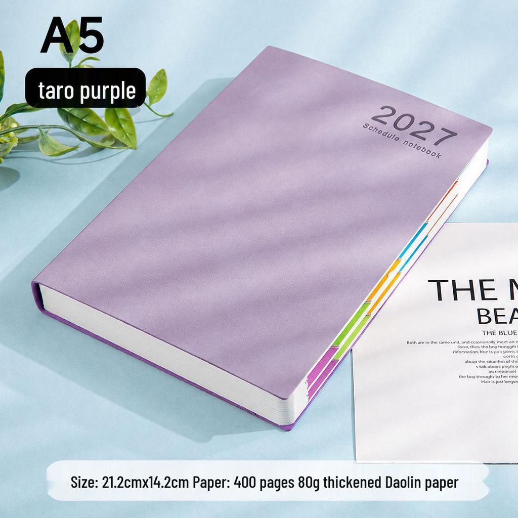 2026 Daily Planner: Thickened One Page Per Day Business Diary Notebook