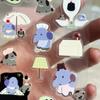 High Aesthetic DIY Adhesive Stickers for Scrapbook Journal Photocard Decor INS Cute Cat & Elephant Jelly Stickers