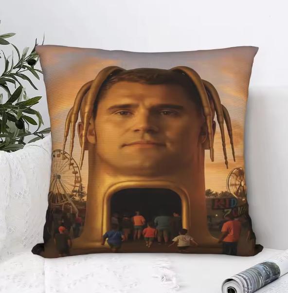 Fine Glasses Unisex Charlie Kirk R.i.p Pillowcase Vintage Pillow Cover Soft Pillowcases For Sofa And Bedroom Home Decoration Pillowcase