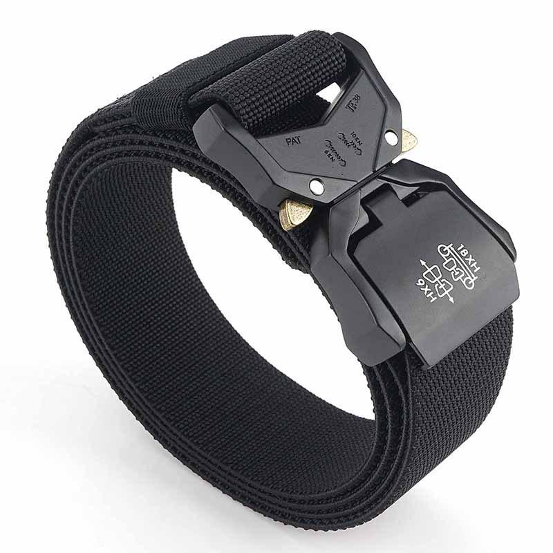 Men's Tactical Quick Release Aluminum Alloy Belt for Outdoor Sports & Military Enthusiasts