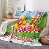 Custom Name Pooh Friends Adventure flannel Blanket for Super Soft Cute Comfort Blanket for Travel Bedding Couch Sofa Blanket