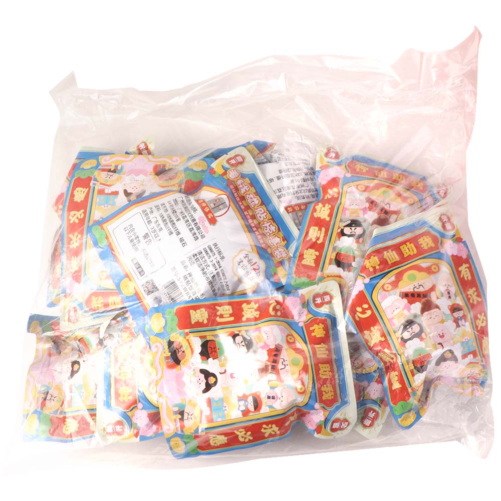 12pcs/set Yuchi Gong Chinese God Fridge Magnet Plush God of Longevity Pendant  Hanging Accessory