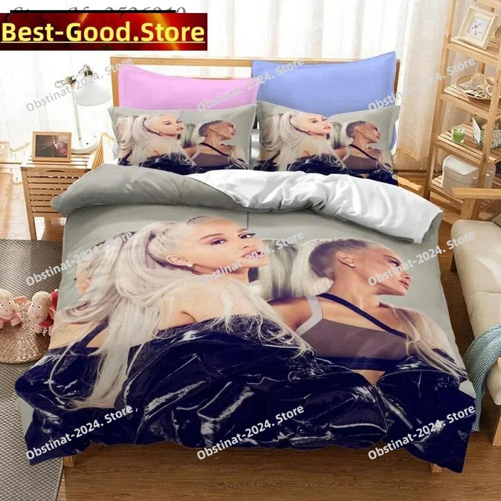 Popular Singer 3D Character Bedding Set Printed Bed Set Duvet Cover Sheet Pillowcase Bed Soft Quilt Cover Full Queen King Size
