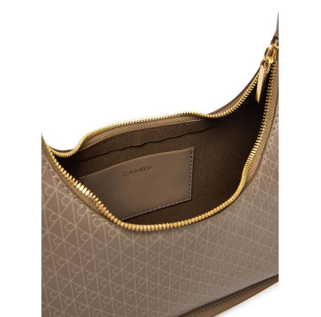 Calvin Klein Emblem Aop Conv Shoulder Bag