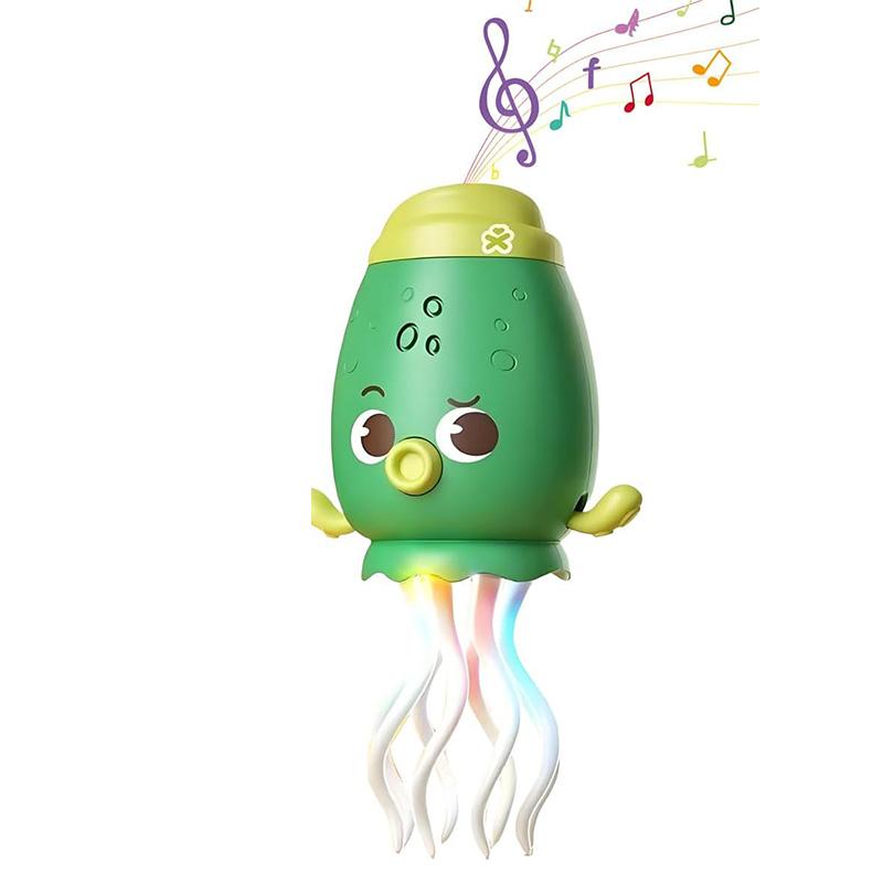 Electric Dancing Octopus Toy Kids Sound and Light Obstacle Avoidance Crawling Simulated Octopus Baby Toddler Entertaining Interactive Playthings