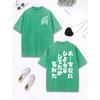 I Forgot What I Like Printed Washed T-Shirt Women Cotton Oversize Tops Casual O-Neck Distressed T Shirts Clothes