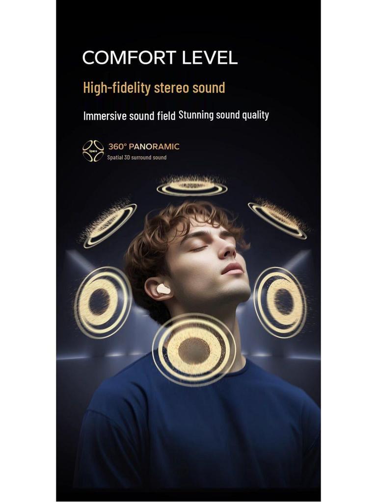 B-20 New Style Short Handle Noise-Cancelling Bluetooth Earphones: High-Quality Sound, Long Battery Life, Comfortable Fit.
