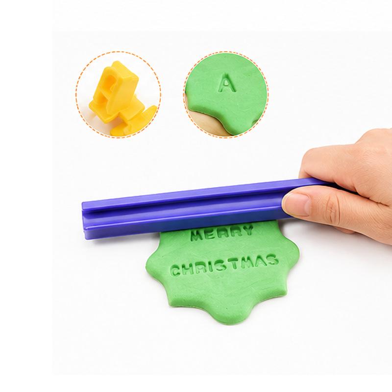 Children's Alphabet & Number Cookie Stamps - DIY Baking Tools & Molds