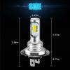 2Pcs 80W 3570SMD 2leds Fog Light H1 H3 H4 For Cars Headligh Led Bulb Car Led Fog Driving Lights H7 9005 H8 Lamp Light Source