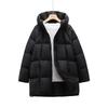 Winter Womens Fashion Hooded Long Sleeves Coat Thickened Warm Korean Style Down Jacket