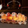Luminous Chinese New Year Lantern DIY Transparent Horse Lantern  Spring Festival