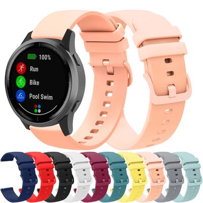 18mm 20mm 22mm řemínek pro hodinky Garmin Venu 3/3s/2/2s silikonové řemínky k hodinkám řemínek pro řemínky Garmin Vivoactive 3/4/4s/Forerunner 245