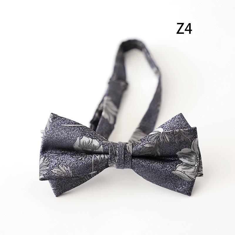 Klasyczny poliestrowy krawat w kwiaty dla mężczyzn, w formalnym stylu, na wesela