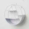 Storage Organizer Floating Geometric Figure Smooth Lines Creative Round Shape Storage Rack for Home