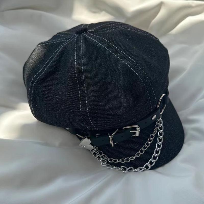 Newsboys Octagonal Hat Women Girl Korean Beret Hat Outdoor Photo Caps Dome Caps Popular Shopping Streetwear Hat