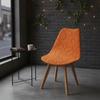 Flower Embossed Seat Case Modern Minimalist Shell Chair Slipcover Chair Protector  Home Decoration