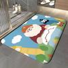 Fashion U-Underbobo Floor Mat Soft Flannel Entrance Door Mat Non Slip Absorbent Bathroom Bedroom Floor Rug