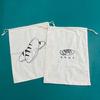 Sustainable Packaging Pouch Functional Linen Drawstring Bag for Bread and Fruits