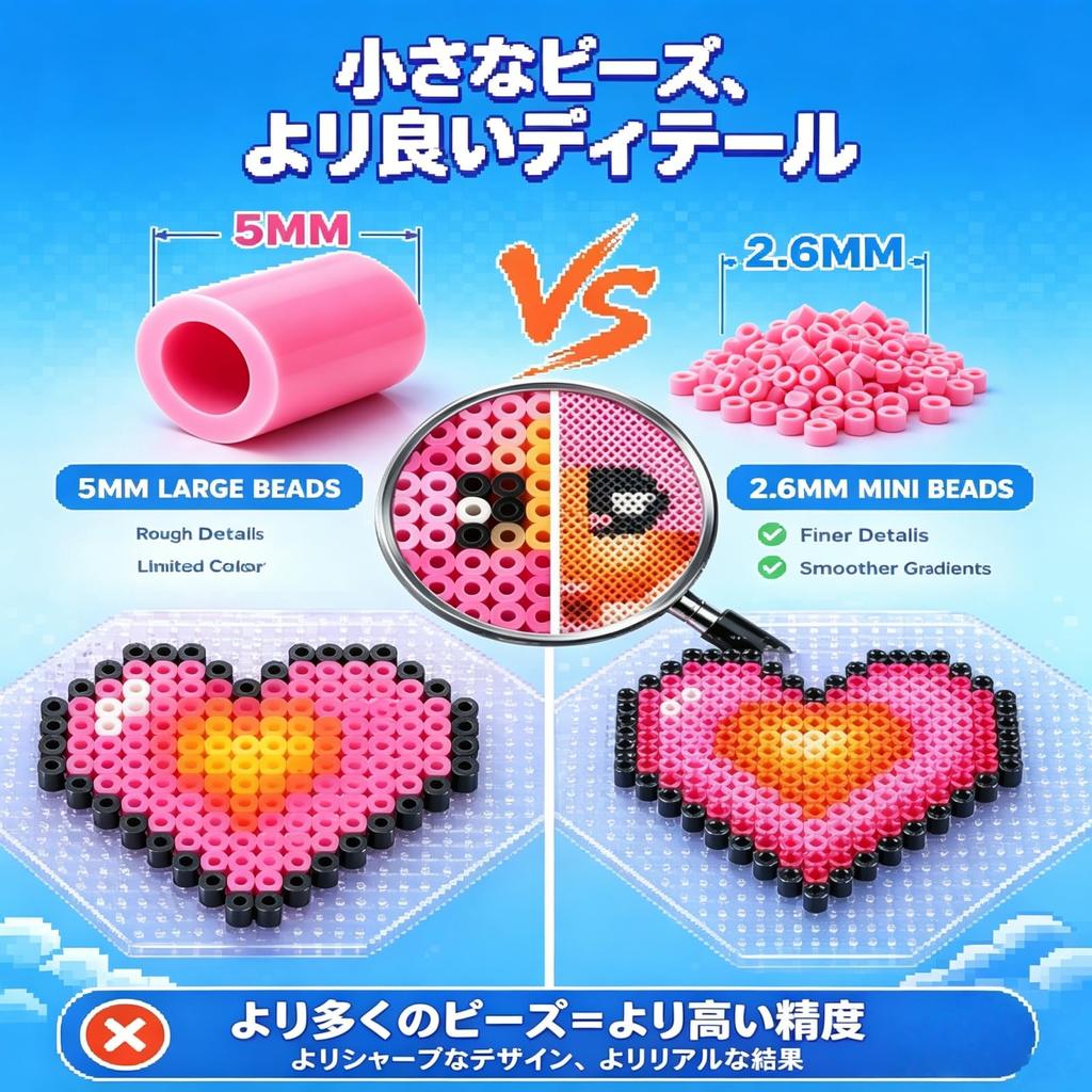 Modified Perler Beads Set Kit with Materials Perfect for Perler Bead DIY Birthday 24-Color (2.6mm, approx. 28,000 beads) 10-Piece Included. Beginner's