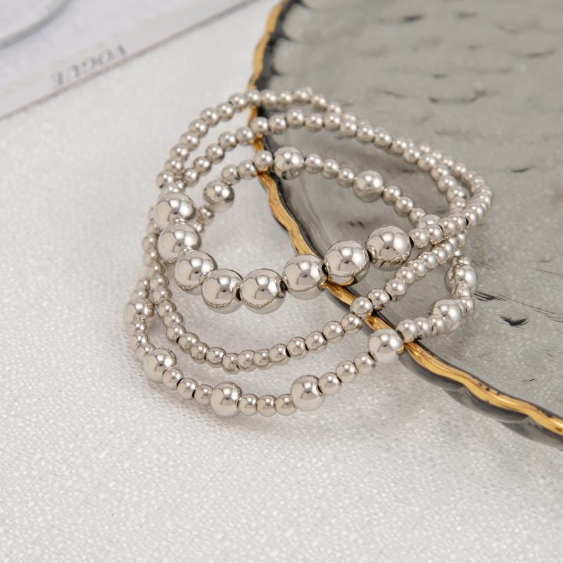 1Set Fashion Bracelets For Women New Vintage Irregular Beads Imitation Pearl Chain Jewelry Gift