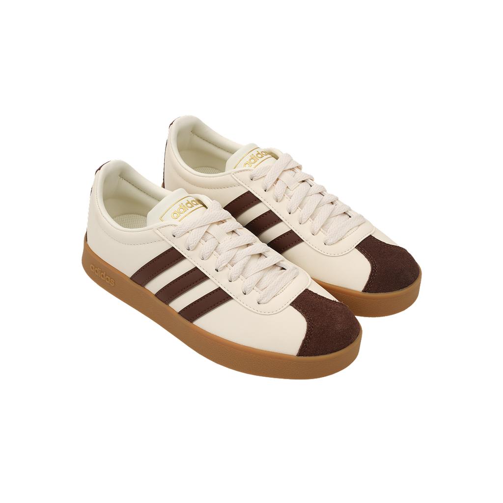 adidas VL Court 2.0 Kremowo-Brązowe Gumowe Sneakersy Unisex ID6016