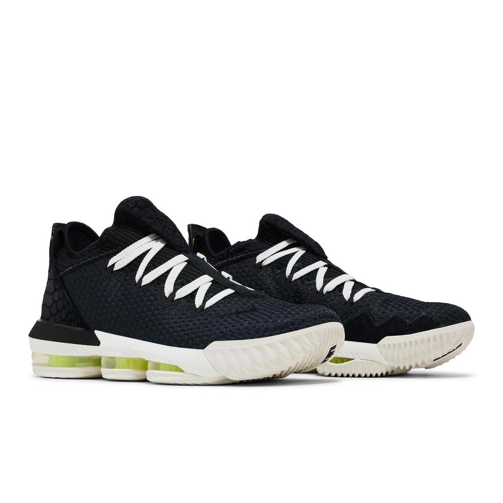 Nike LeBron 16 Low 'Black Python' (Unisex) Black / Black-summit White-volt Glow Basketball Shoes CI2668 004
