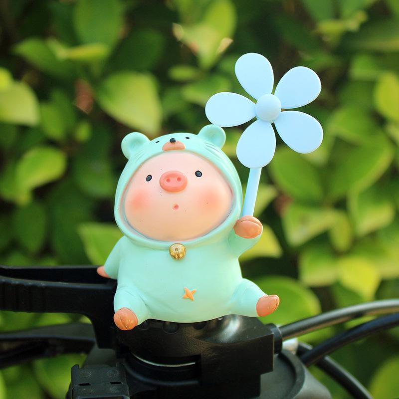 Креативные Милые Свинья, Медведь, Кролик Ветряная Мельница Стрекоза Электросамокат, Велосипед, Мотоцикл Украшения