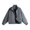 Men S Vintage Workwear Jacket Outdoor Softshell Stand Collar Long Sleeve Solid Color