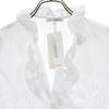 unused NARACAMICIE Striped Pattern Short sleeve Frill blouse Tagged Women Used