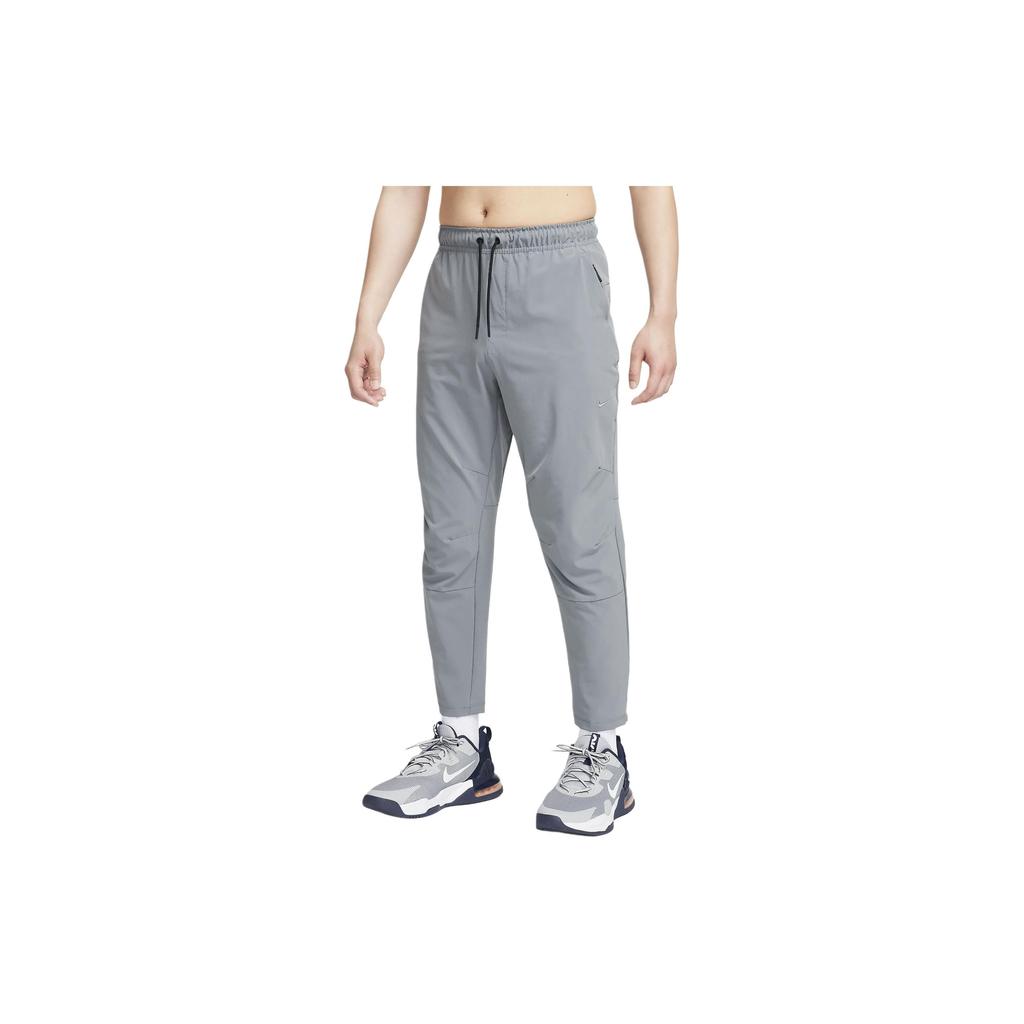 Nike Unlimited Solid Logo Straight Leg Casual Pants Men Pants Smoke-Gray FB7547-084