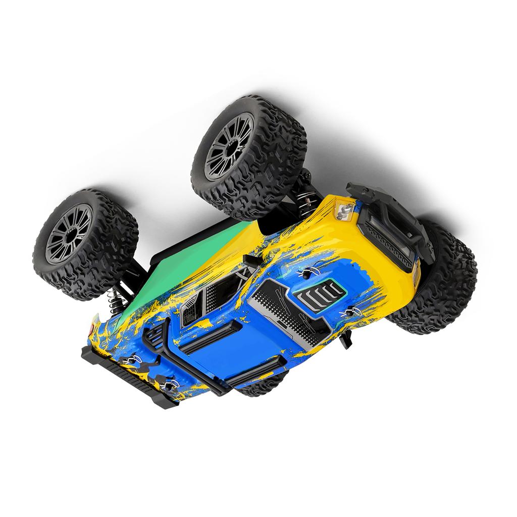 1 16 Scale RC Car, 2.4GHz 35KM H High Speed Electric 4WD Off Road Remote Control Truck with LED Lights, All Terrain RC